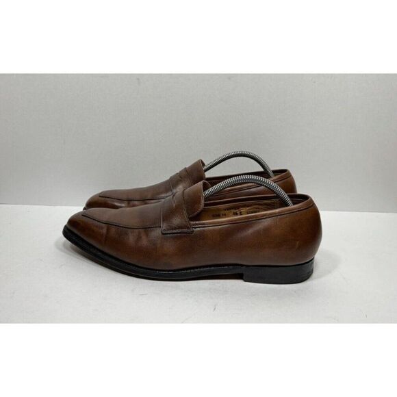 Classic Brown Leather Loafers - Picture 3 of 8